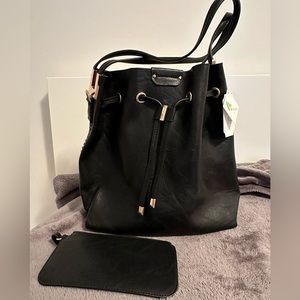 Black Bucket Bag BRAND NEW